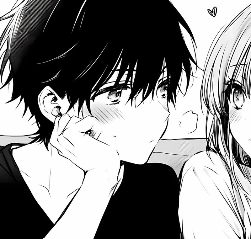 avatar đôi anime đen trắng 9