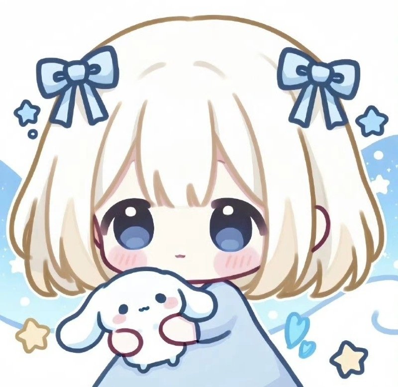 avatar đôi bạn thân nữ cute chibi 8