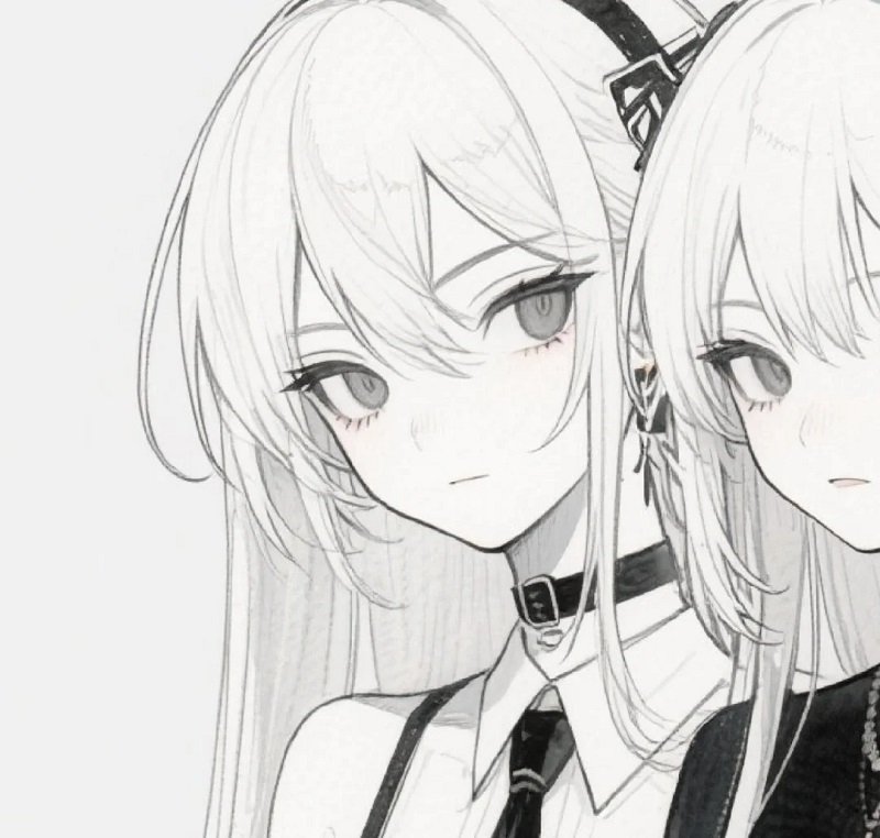 avatar đôi bạn thân nữ ngầu 20