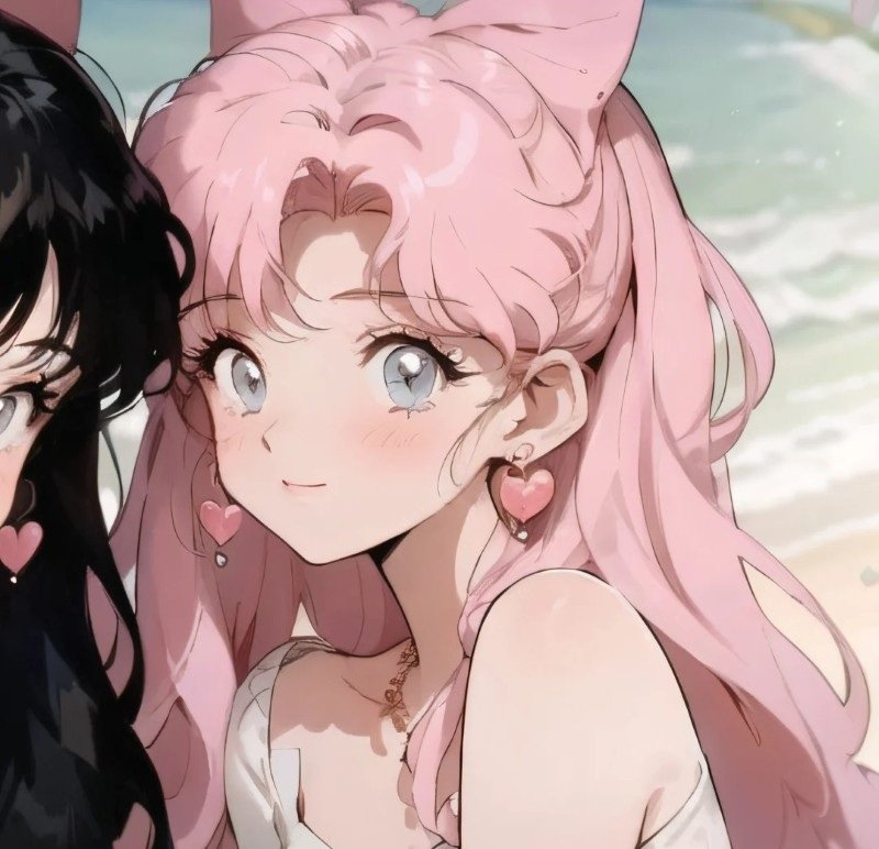 avatar đôi cho 2 người bạn thân nữ cute 2