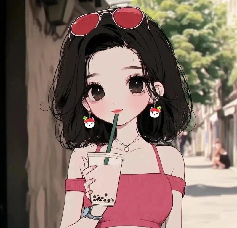 avatar đôi cho 2 người bạn thân nữ cute 6