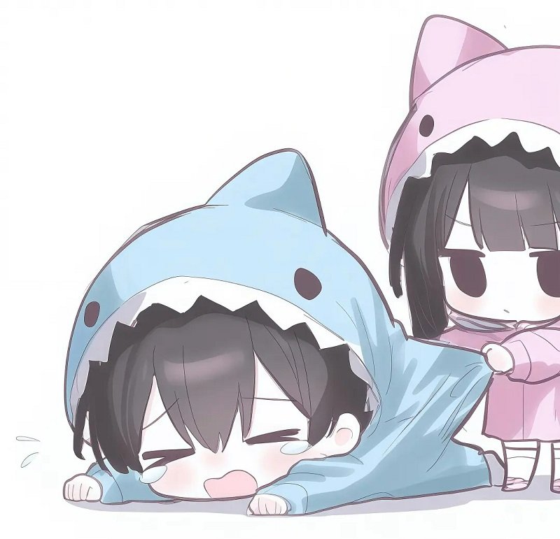 avatar đôi cute chibi 12