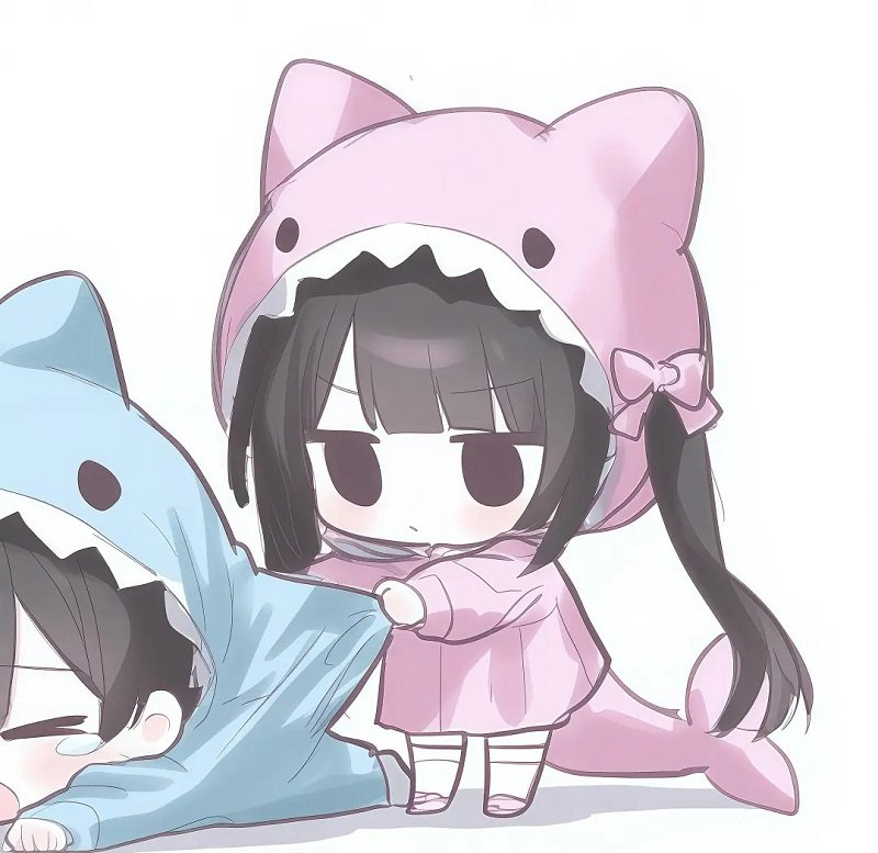 avatar đôi cute chibi 13