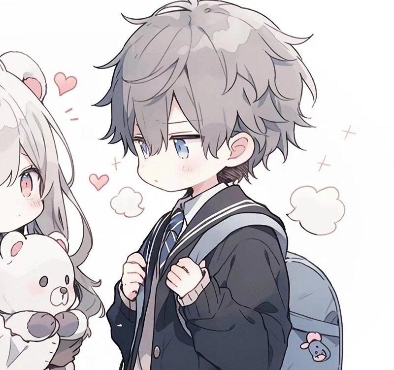 avatar đôi cute chibi 21