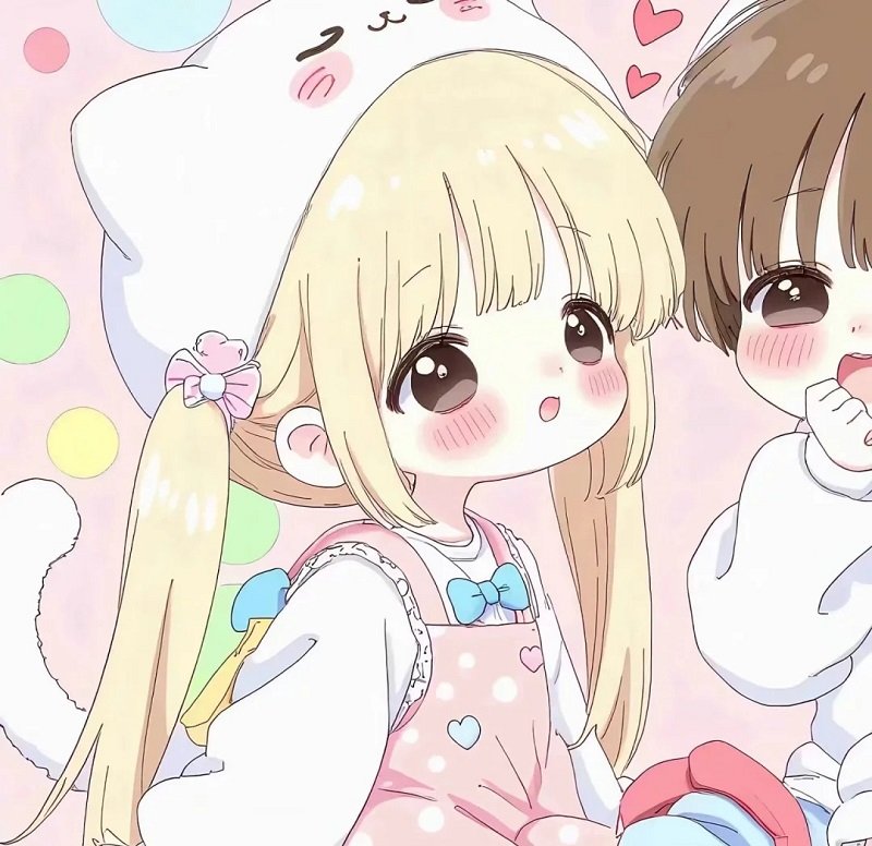 avatar đôi cute chibi 39