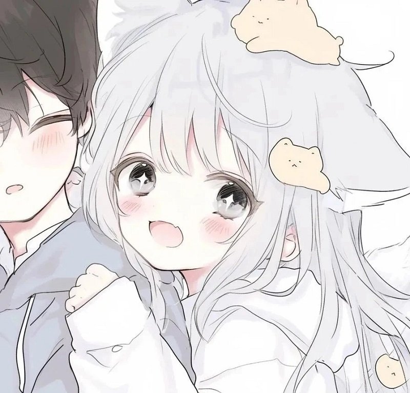 avatar đôi cute cho người yêu 13