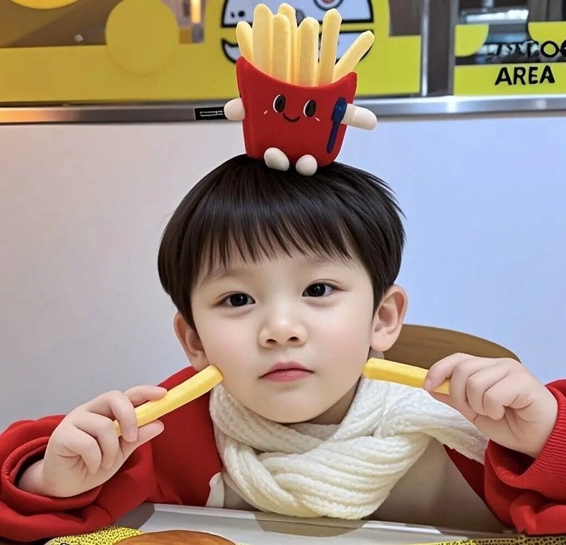 avatar đôi em bé hàn quốc 24