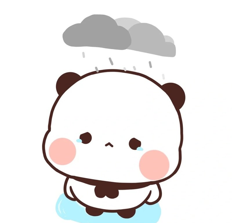 avatar gấu trắng buồn 16