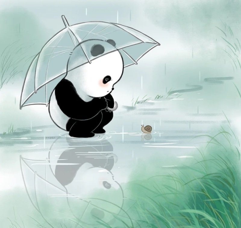 avatar gấu trắng buồn 36