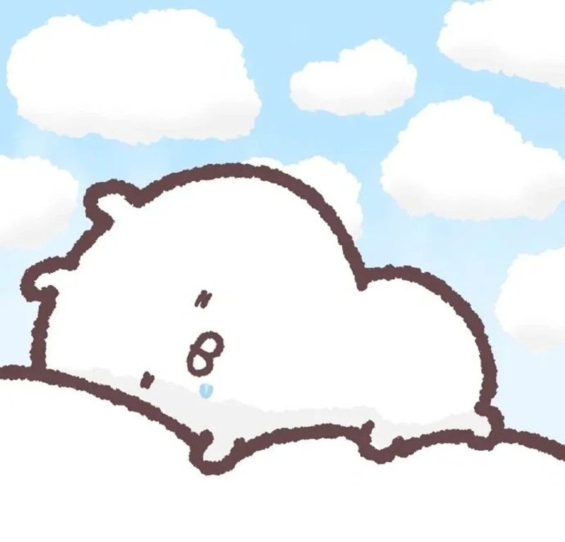 avatar gấu trắng buồn 4