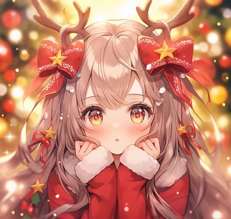 avatar giáng sinh anime 3