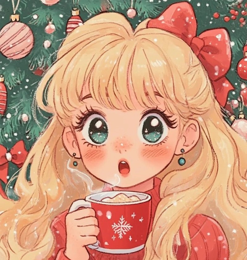 avatar giáng sinh anime 5