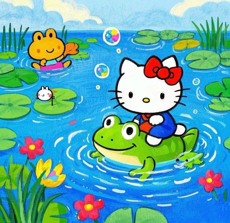 avatar hình con ếch cute 8