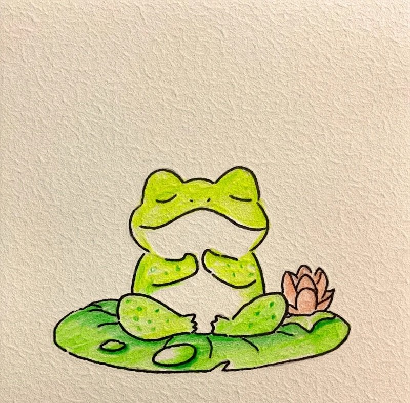 avatar hình nền con ếch cute 5
