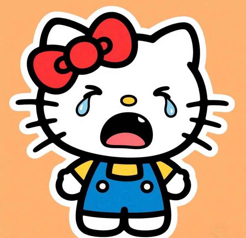 avatar mèo khóc meme 2