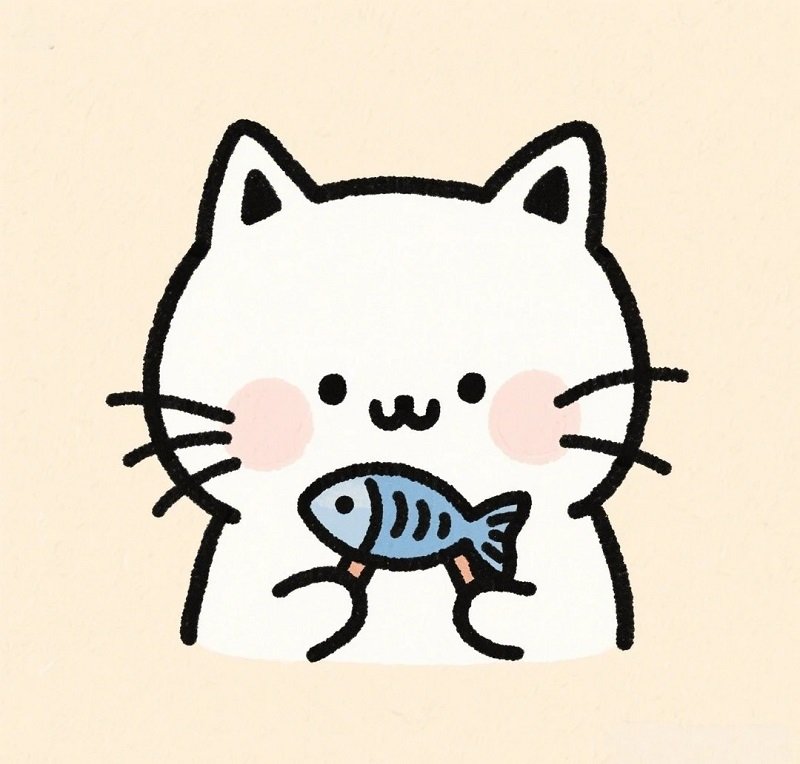 avatar mèo vô tri chibi 4