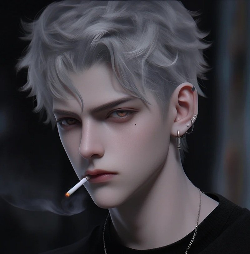 avatar ngầu cho nam hút thuốc 10