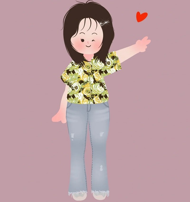 avatar nhóm 6 người nữ vô tri 12