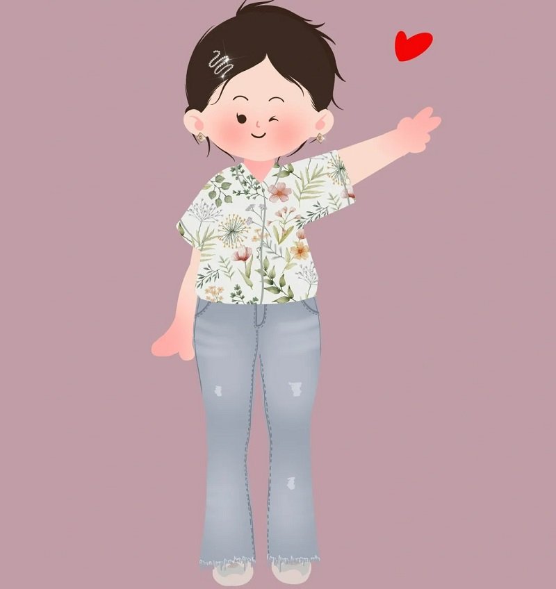 avatar nhóm 6 người nữ vô tri 8