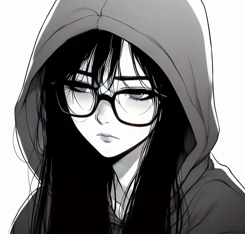 avatar trắng đen ngầu nữ 6