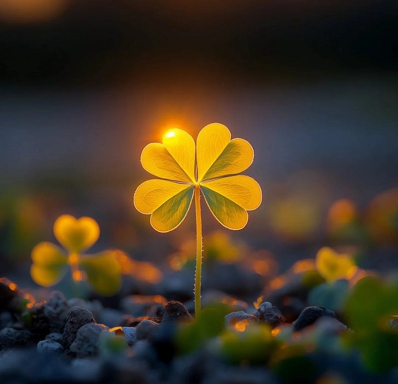 cỏ 4 la may mắn avatar đẹp 1