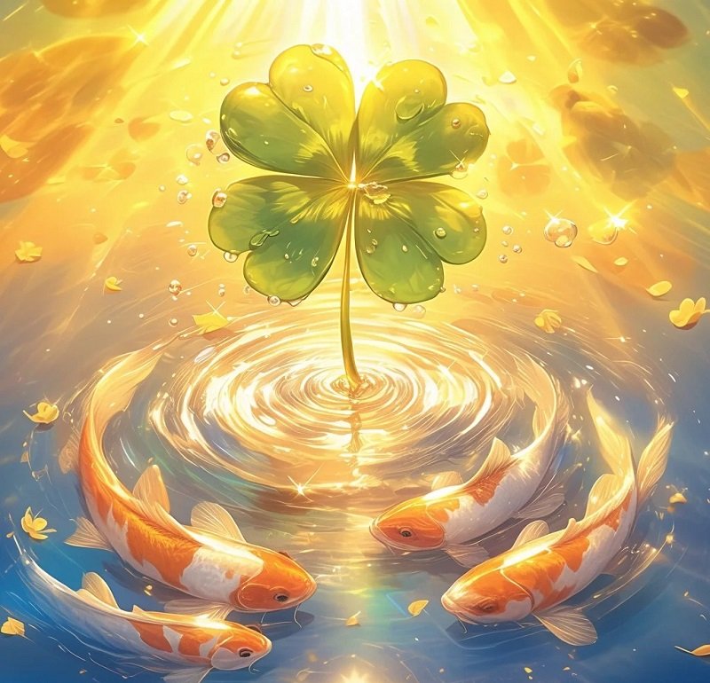 cỏ 4 la may mắn avatar đẹp 6