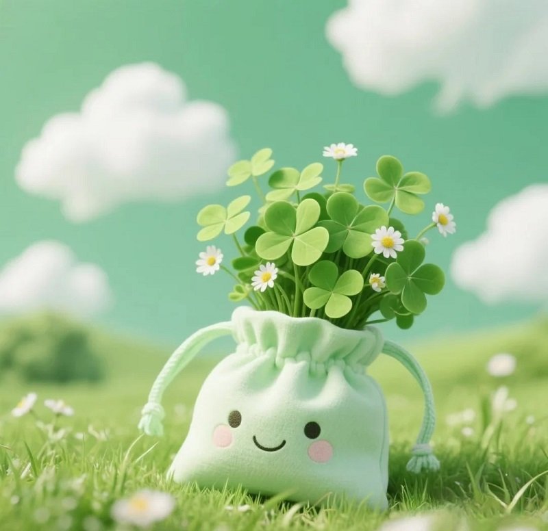 cỏ 4 la may mắn avatar đẹp 9