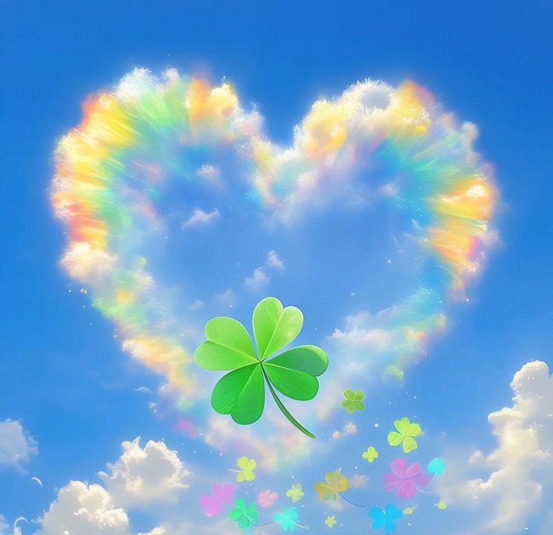 cute cỏ 4 lá may mắn avatar đẹp 9