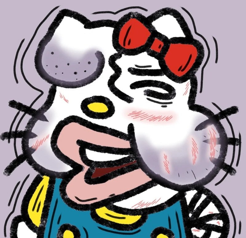 hello kitty hình ảnh cute avatar vô tri 3