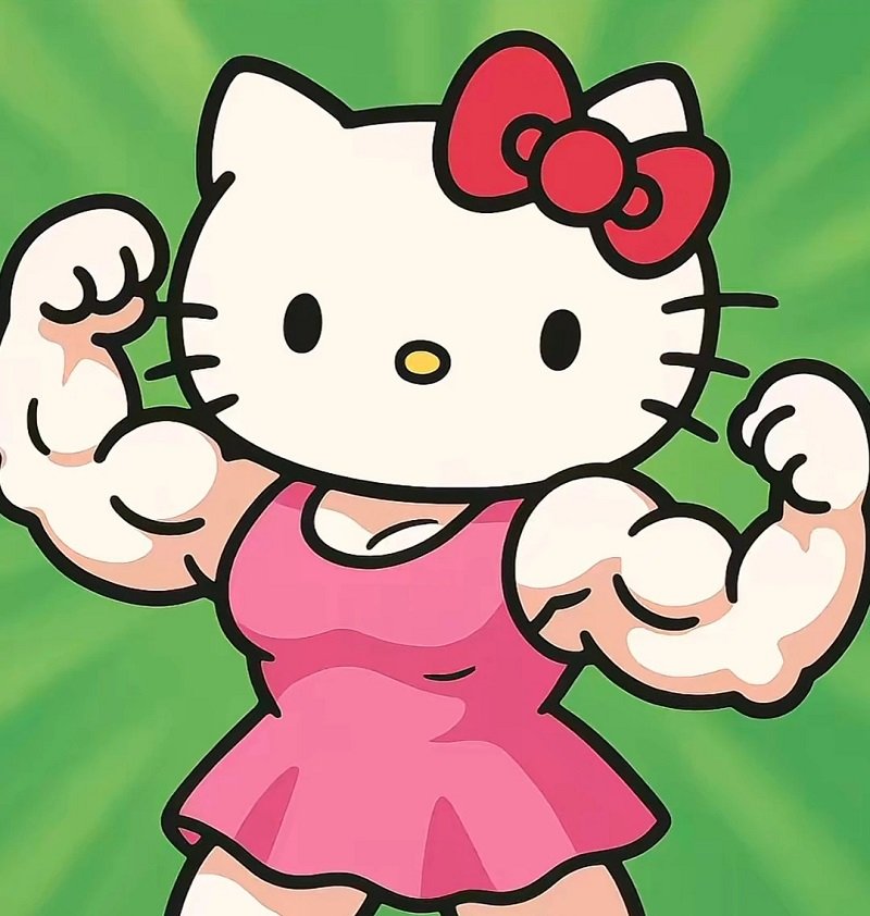 hello kitty hình ảnh cute avatar vô tri 7