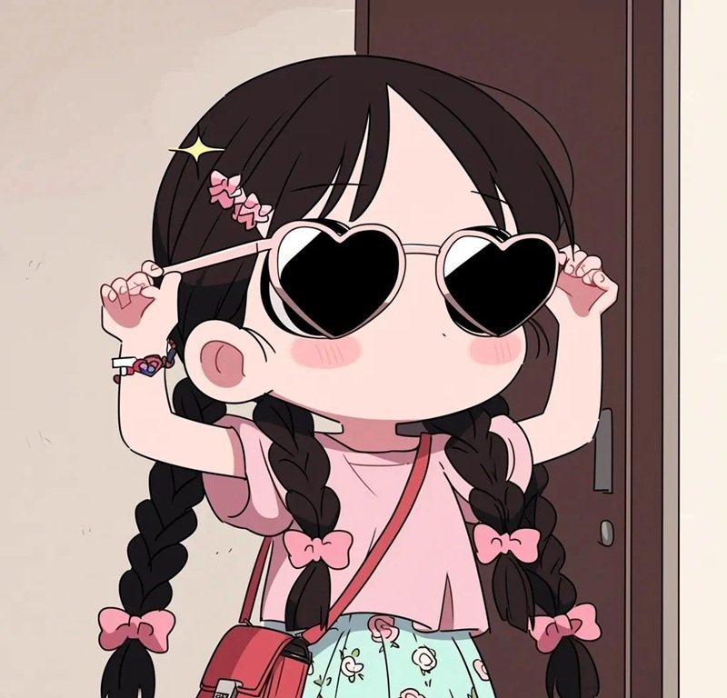 hình ảnh avatar cá tính nữ chibi 1