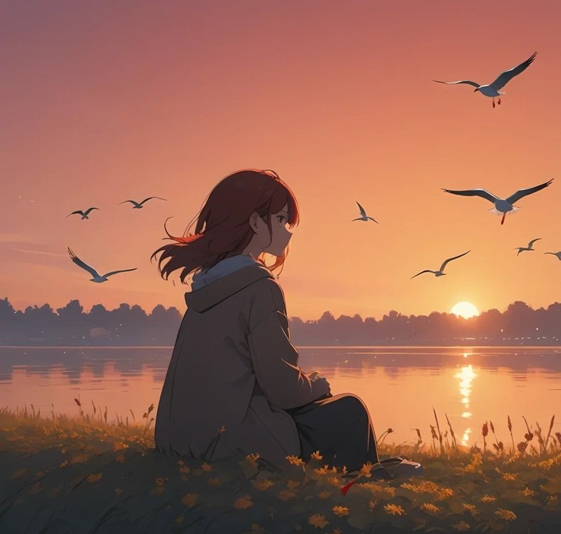 hình avatar buồn cô đơn anime 2