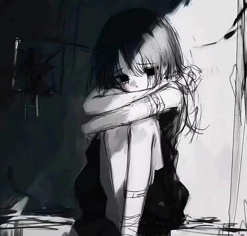 hình avatar buồn cô đơn anime 9