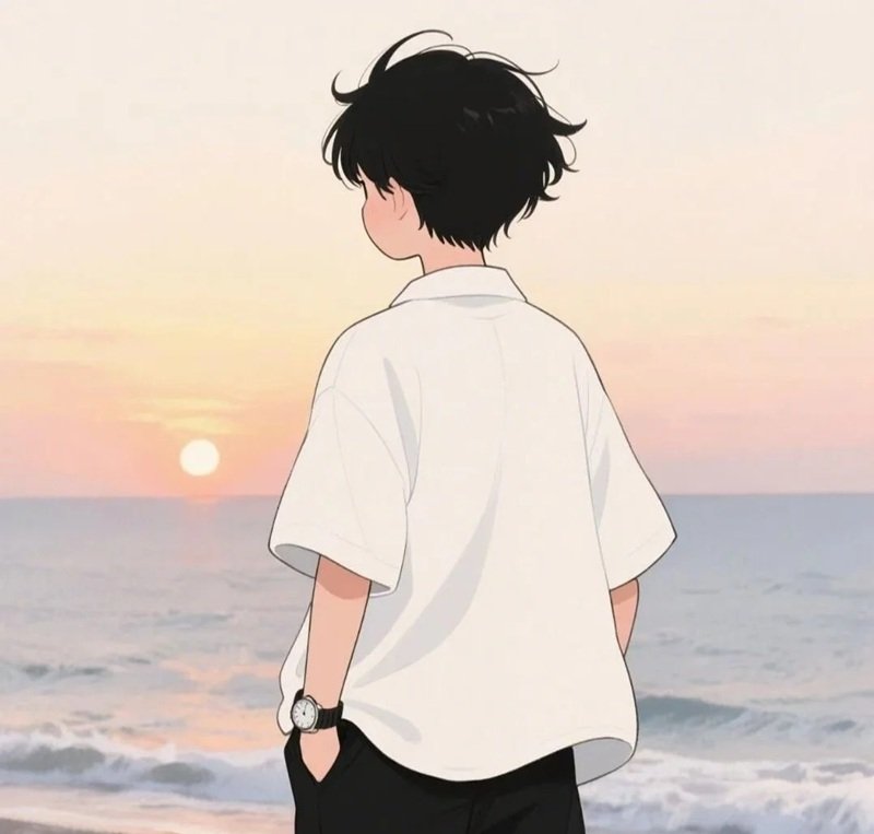 hình avatar buồn nam cute 10