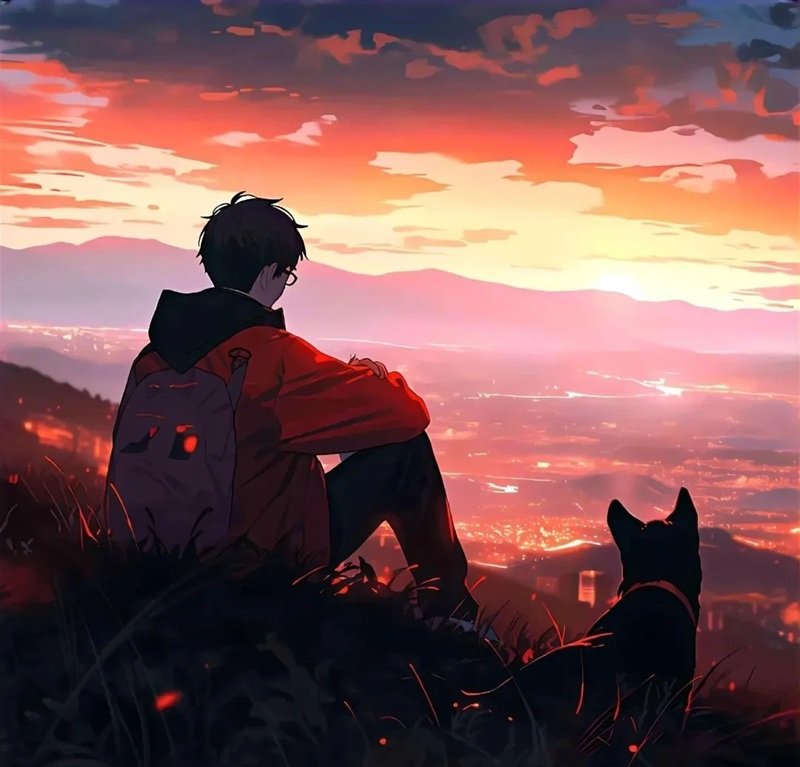 hình avatar buồn nam cute 5