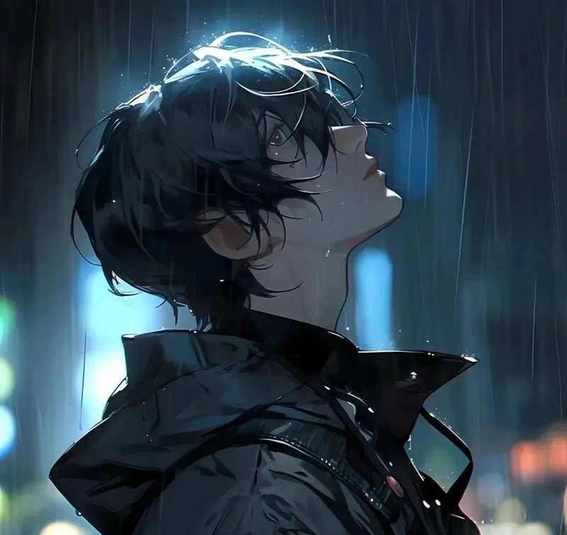 hình avatar buồn nam cute 9