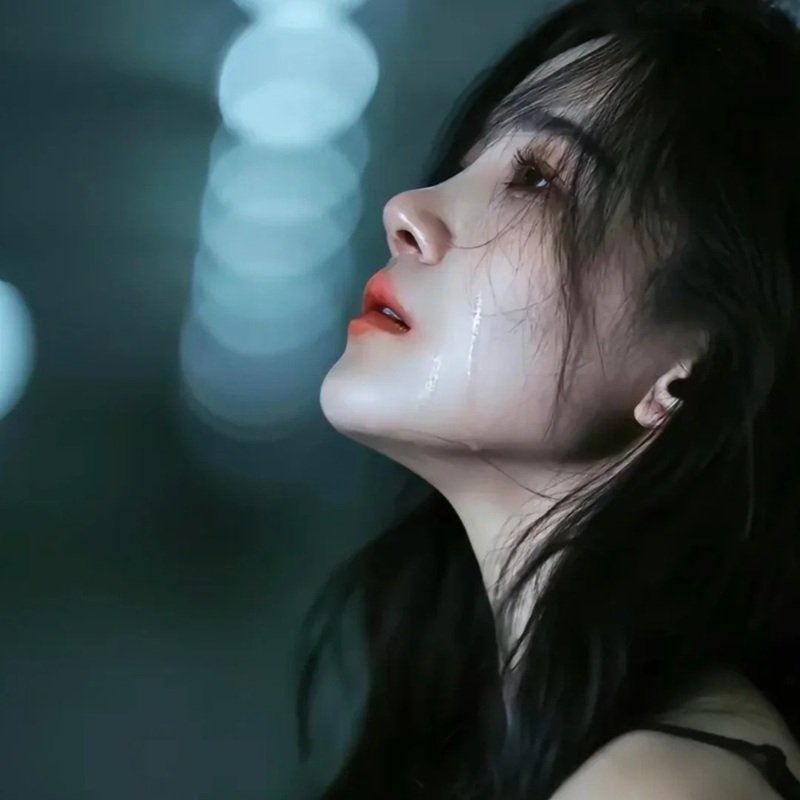 khóc cô đơn ảnh buồn tâm trạng 19