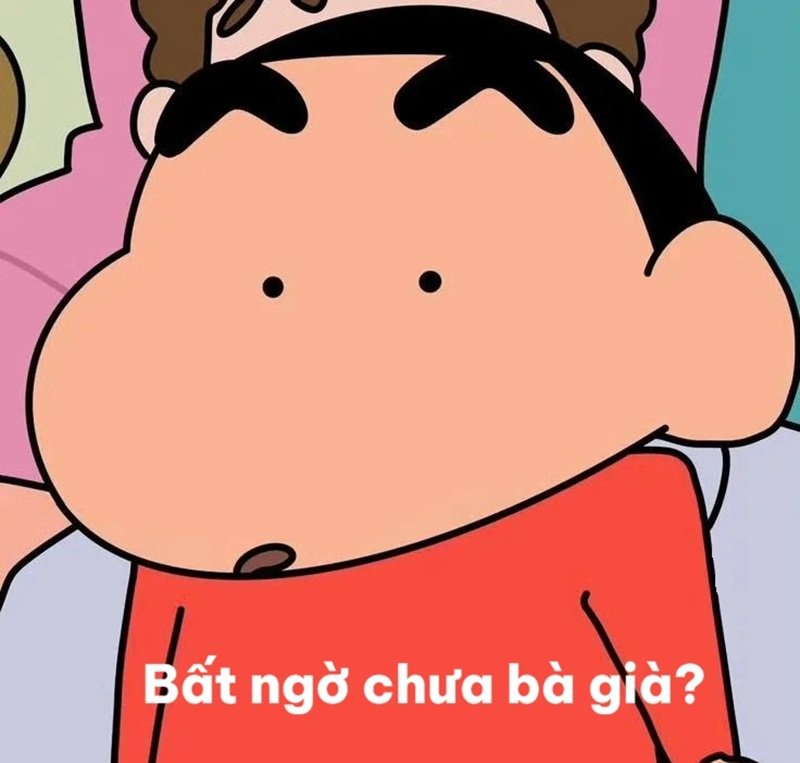 meme bất ngờ chưa bà già