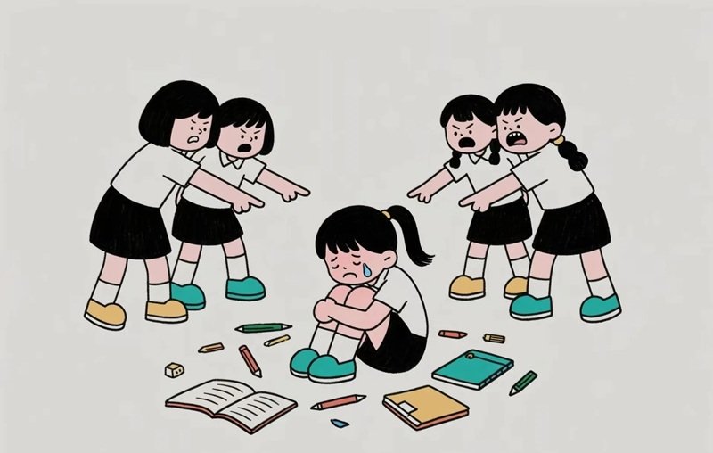 ảnh bạo lực học đường 6