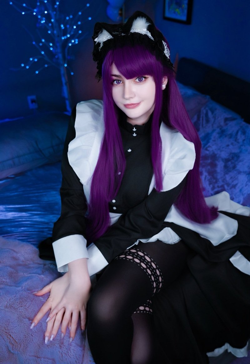 gái xinh mặc đồ hầu gái 4