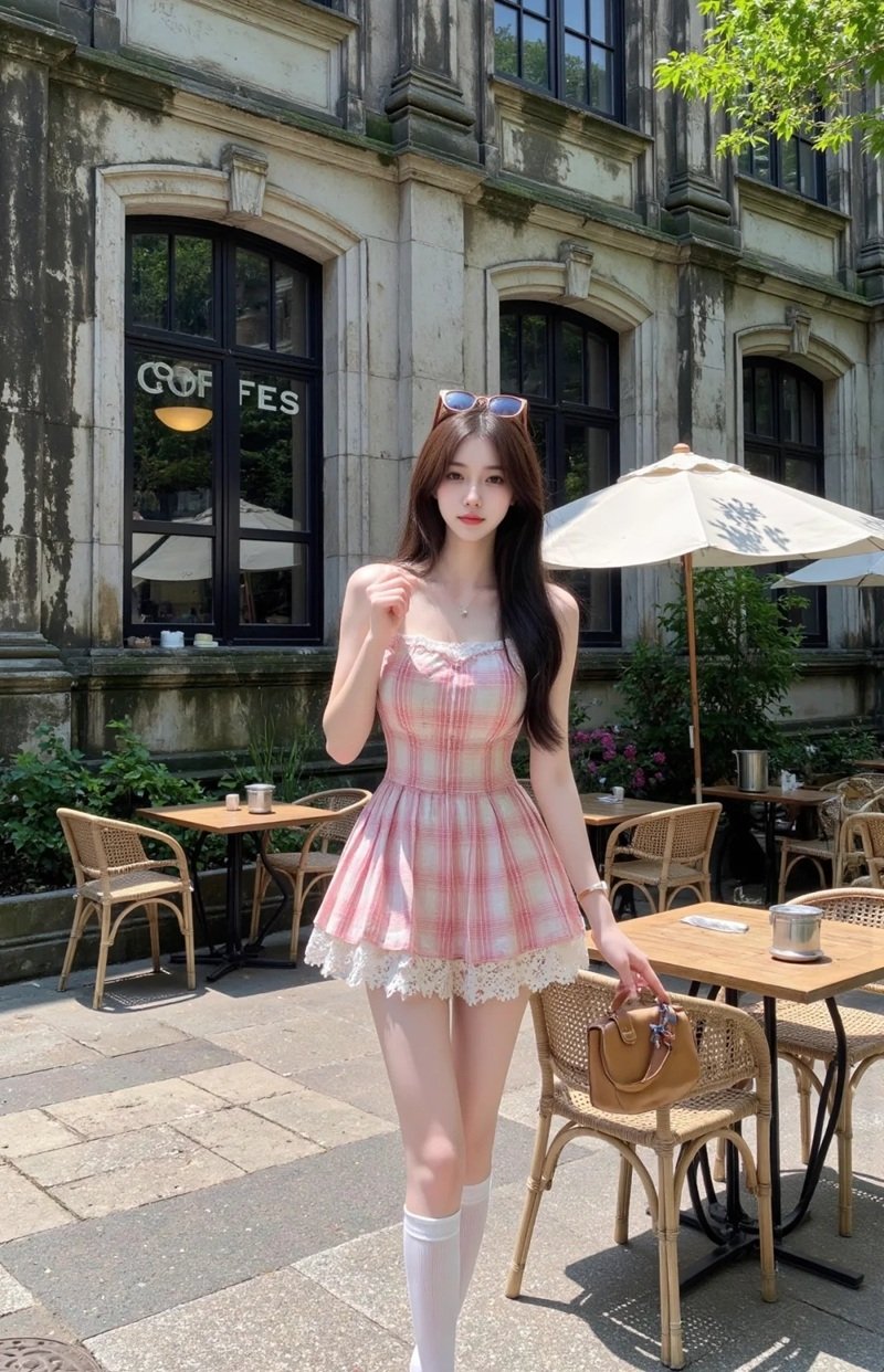 gái xinh trung quốc mặc váy ngắn 9