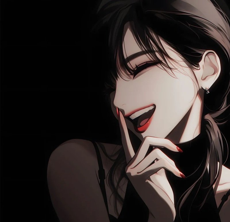 avatar anime đen trắng 17