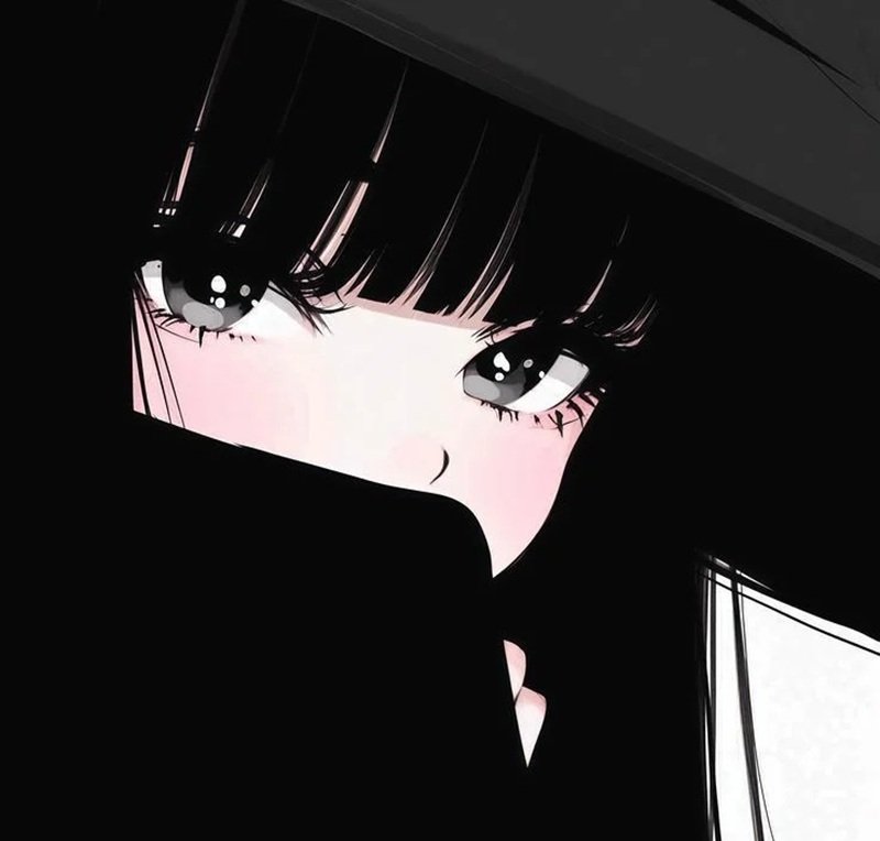 avatar anime đen trắng 25