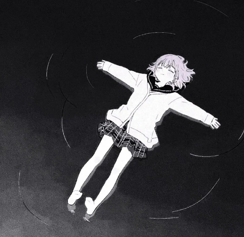 avatar anime đen trắng 3