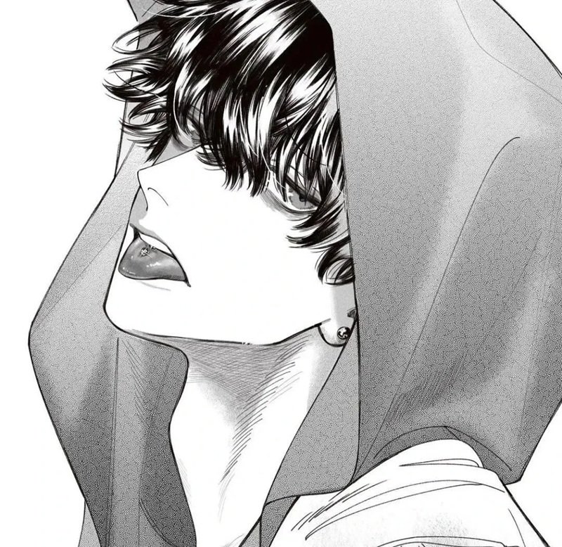 avatar anime đen trắng 8