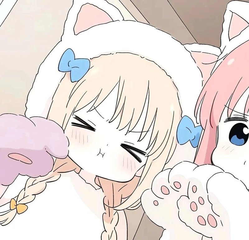 avatar đôi bff nữ chibi 19