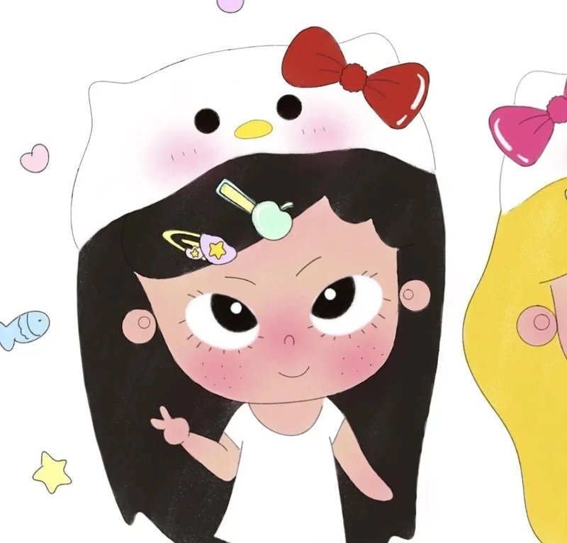 avatar đôi bff nữ chibi 32