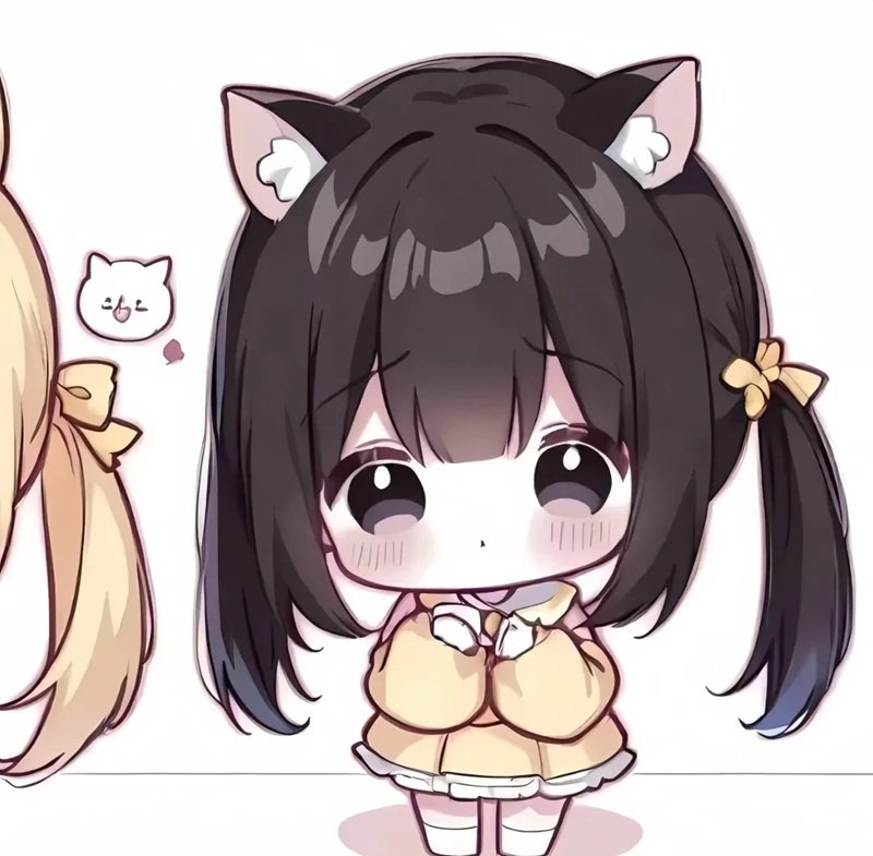 avatar đôi bff nữ chibi 39