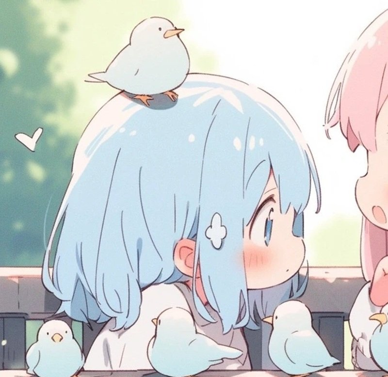 avatar đôi bff nữ chibi 7