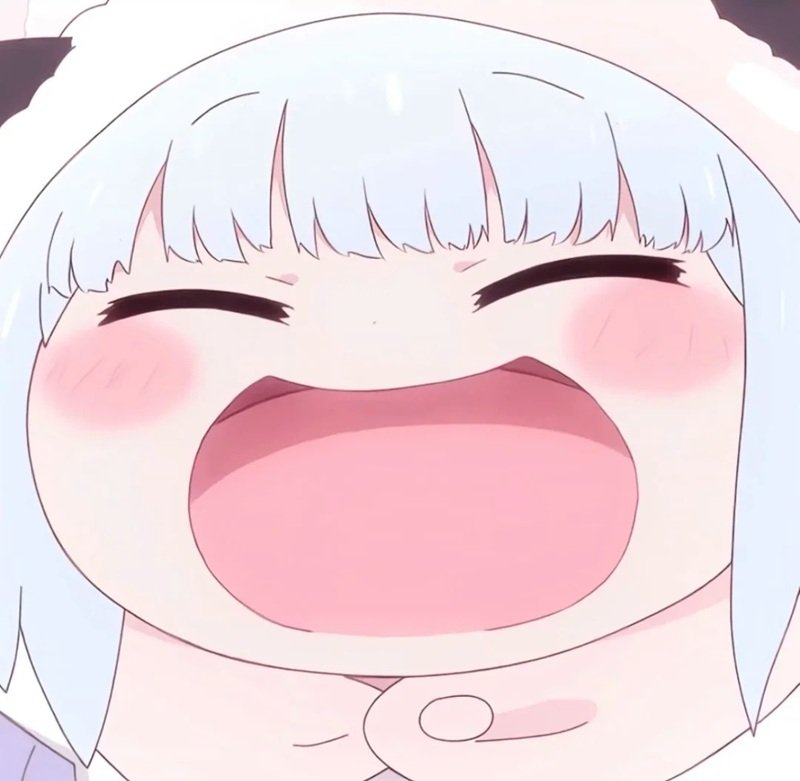 avatar màu xanh dương cute 12